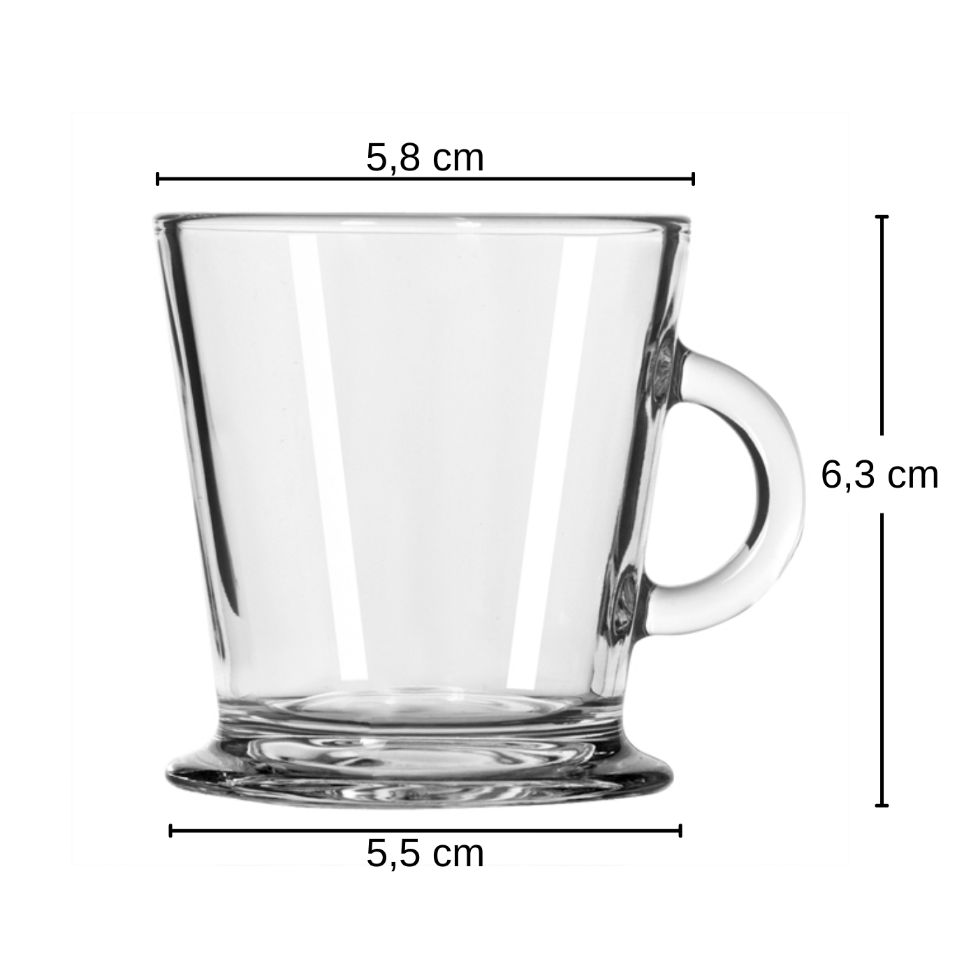 Libbey Acapulco Jarrito Espresso 80 ml Caja x 12