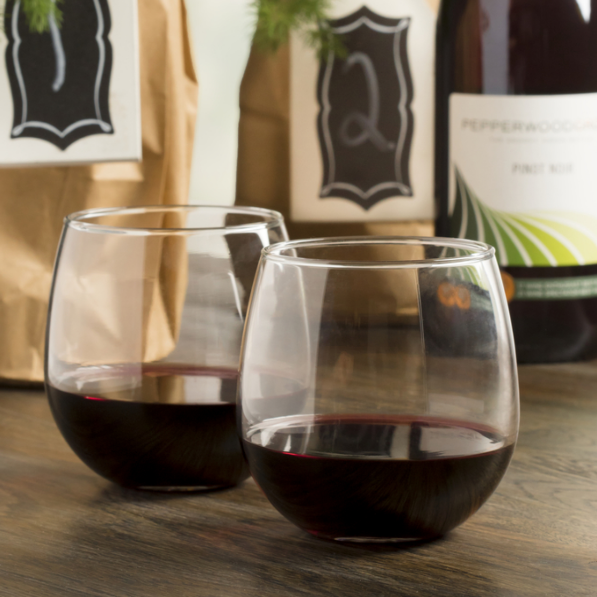 Libbey Stemless Vaso de Vino 495 ml Caja x 12