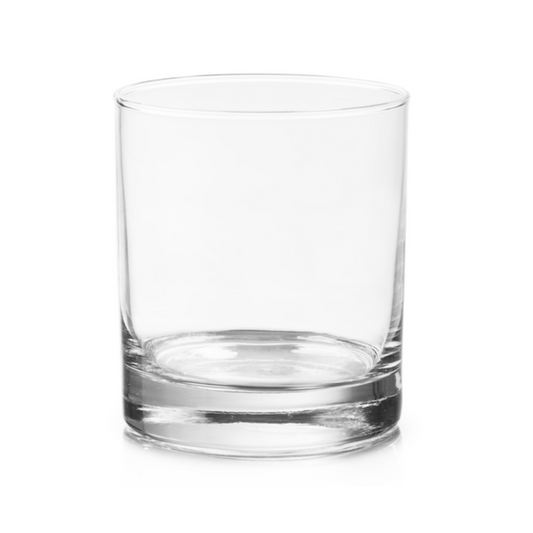 Crisa Fondo Grueso Vaso Whisky 328 ml  Caja x 24